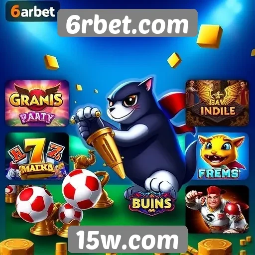 Variedade de jogos oferecidos pelo 6rbet.com